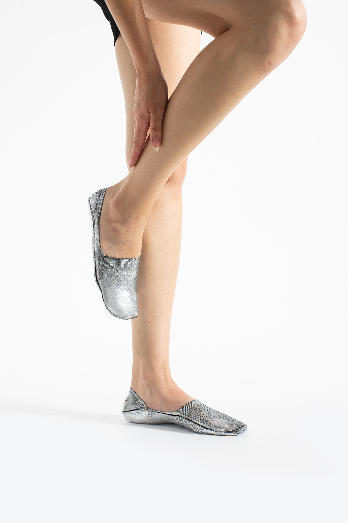 Gümüş Varaklı Babet Çorap